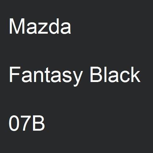 Mazda, Fantasy Black, 07B.